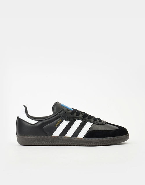 adidas Samba ADV Skate Shoes - Core Black/White/Gum, product image 1
