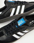 adidas Samba ADV Skate Shoes - Core Black/White/Gum, product image 4