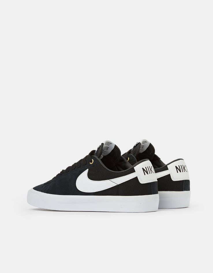 Nike SB Zoom Blazer Low Pro GT Skate Shoes - Black/White/Gum Light Brown, product image 4