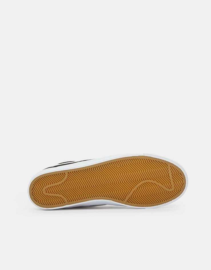 Nike SB Zoom Blazer Low Pro GT Skate Shoes - Black/White/Gum Light Brown, product image 8