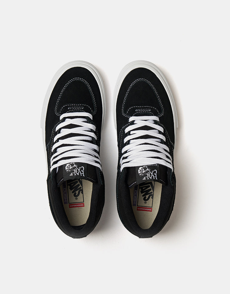 Vans Skate Half Cab Shoes - Black/White, product image 2