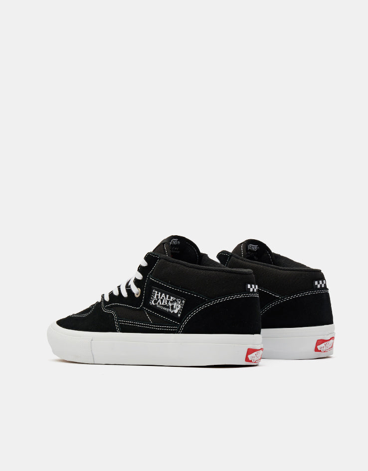 Vans Skate Half Cab Shoes - Black/White, product image 4