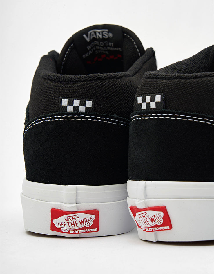Vans Skate Half Cab Shoes - Black/White, product image 5
