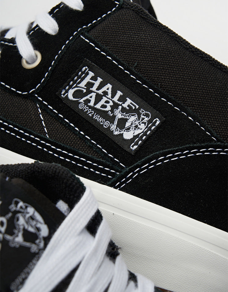 Vans Skate Half Cab Shoes - Black/White, product image 6