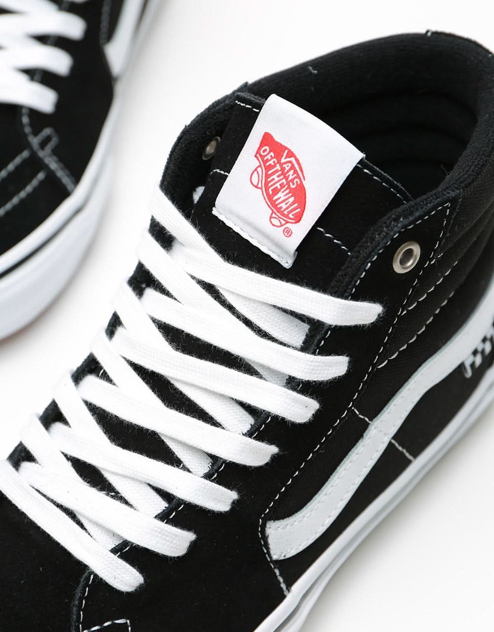 Vans Skate Sk8-Hi Shoes - Black/White, product image 6