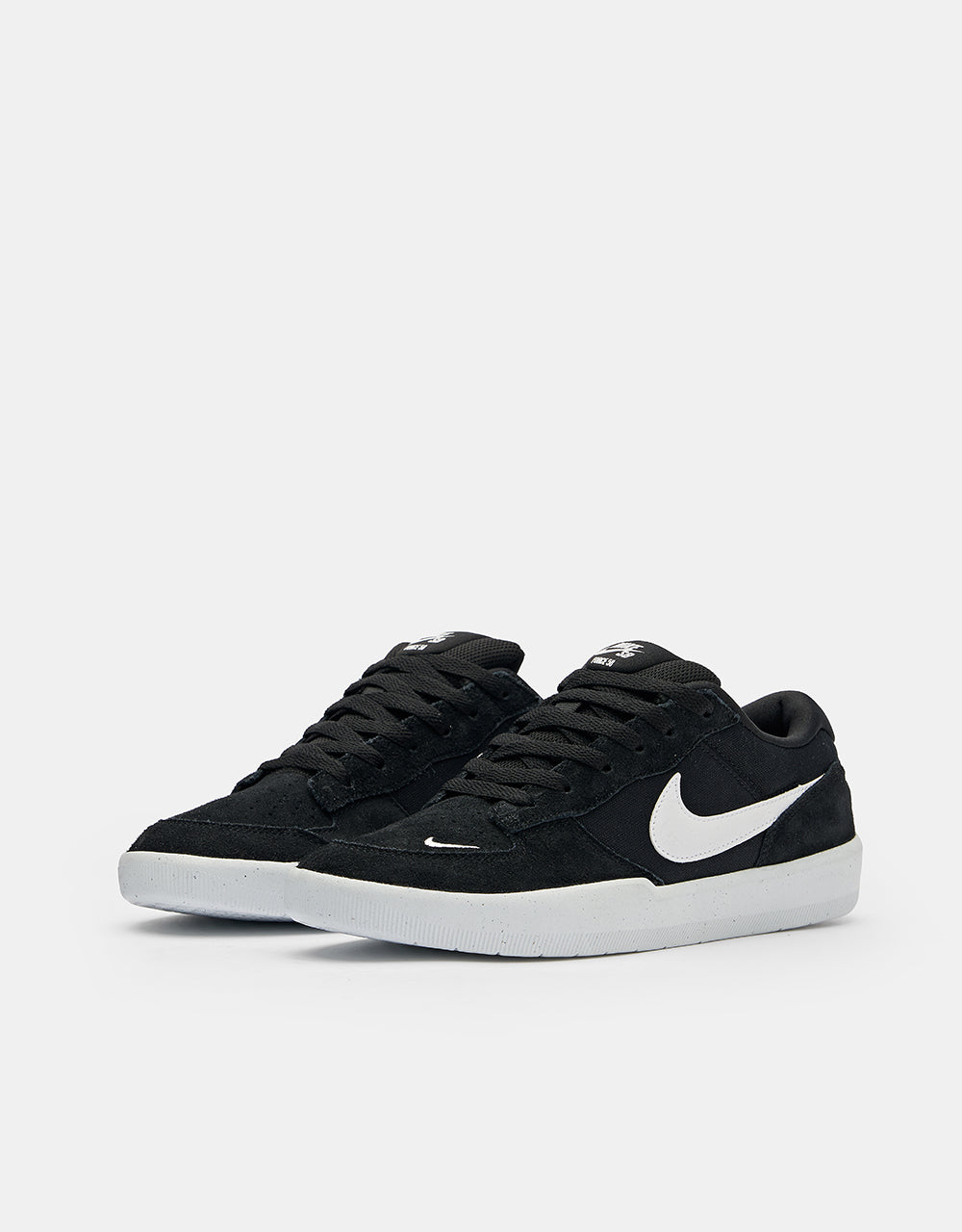 Nike SB Force 58 Skate Shoes - Black/White, product image 3