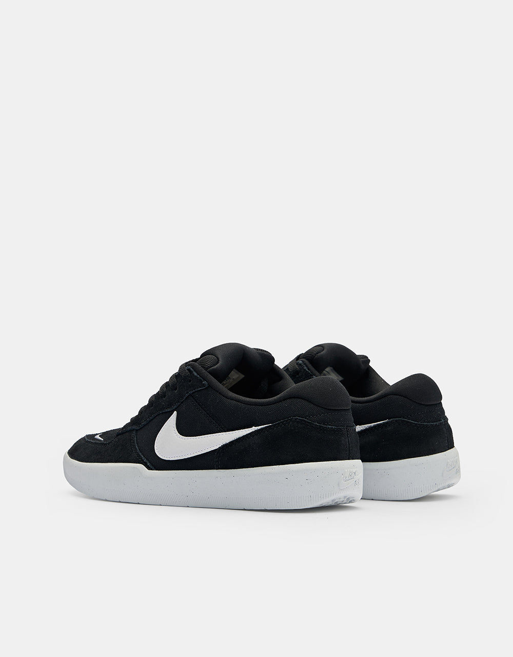 Nike SB Force 58 Skate Shoes - Black/White, product image 4