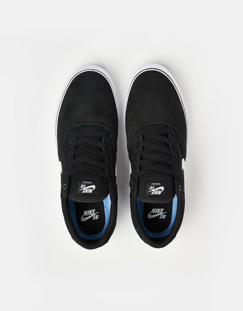 Nike SB Chron 2 Skate Shoes - Black/White, product image 2