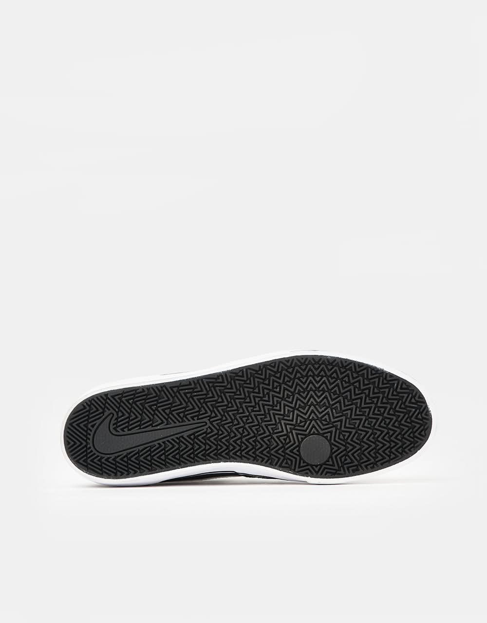 Nike SB Chron 2 Skate Shoes - Black/White, product image 3