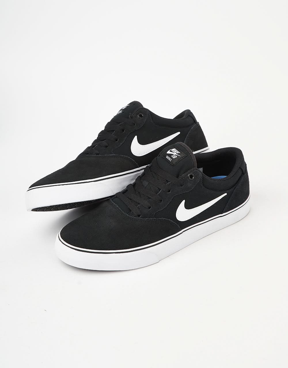 Nike SB Chron 2 Skate Shoes - Black/White, product image 4