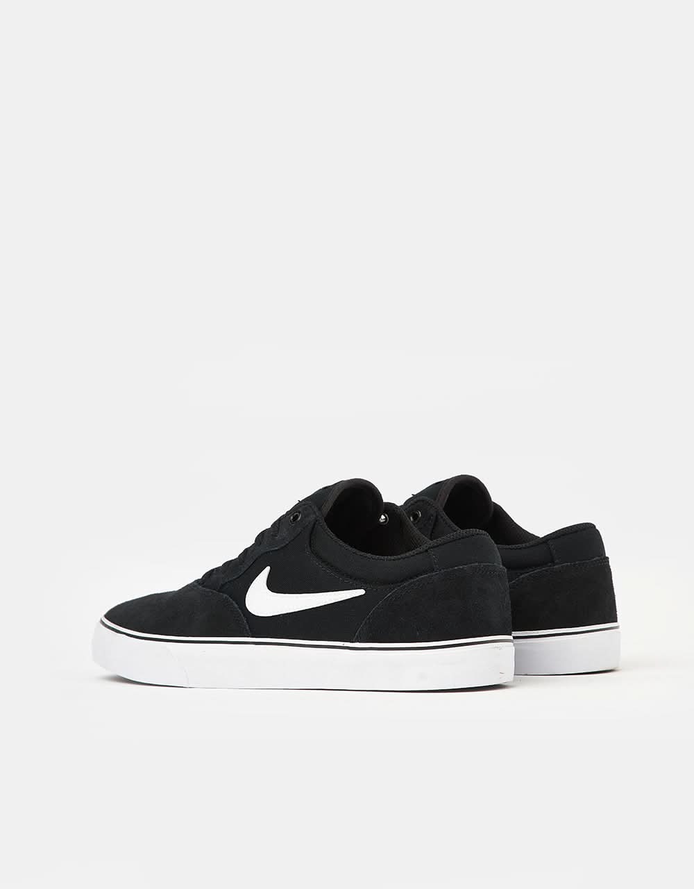 Nike SB Chron 2 Skate Shoes - Black/White, product image 5
