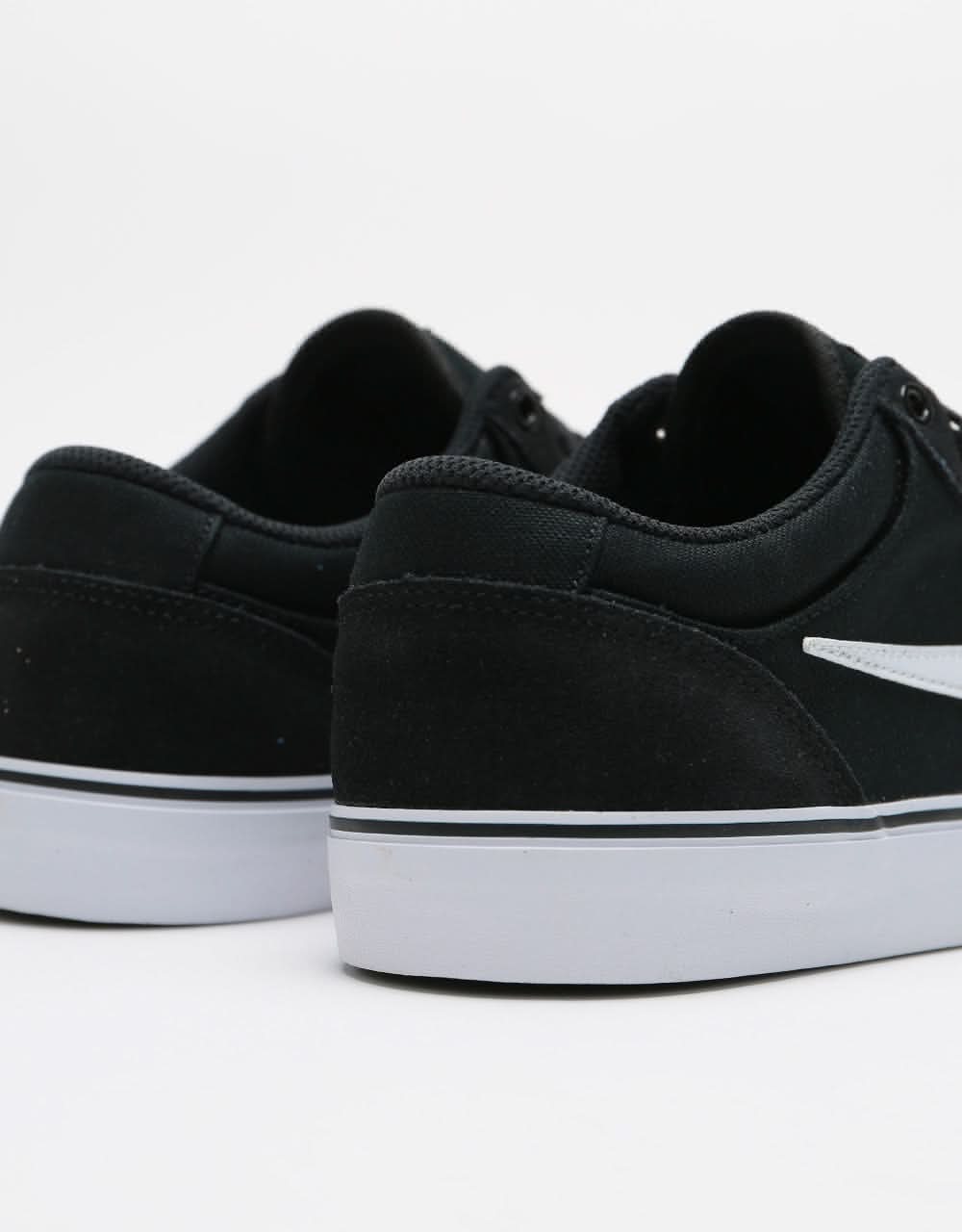 Nike SB Chron 2 Skate Shoes - Black/White, product image 9