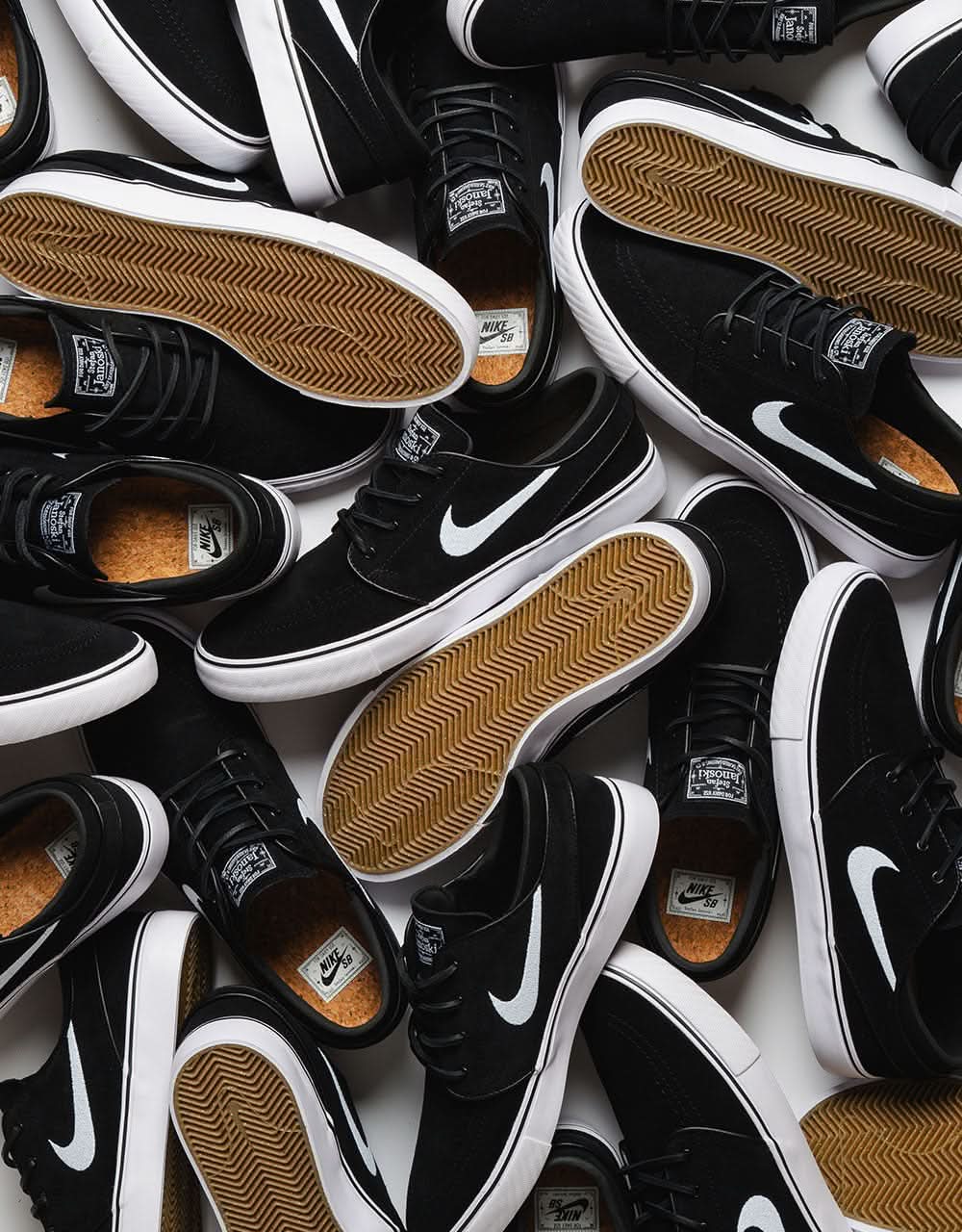 Nike SB Zoom Janoski OG+ Skate Shoes - Black/White, product image 10