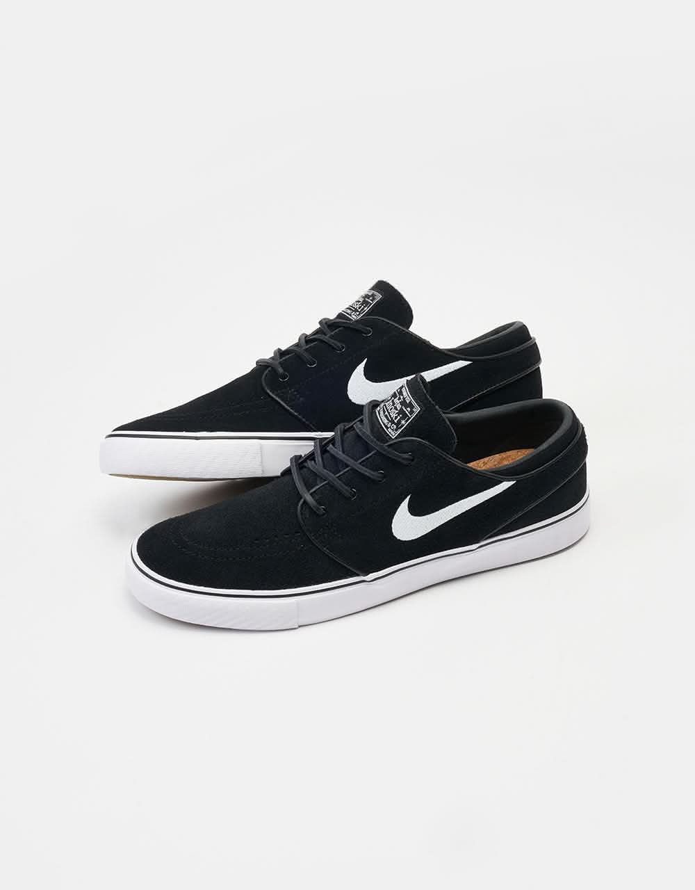 Nike SB Zoom Janoski OG+ Skate Shoes - Black/White, product image 2