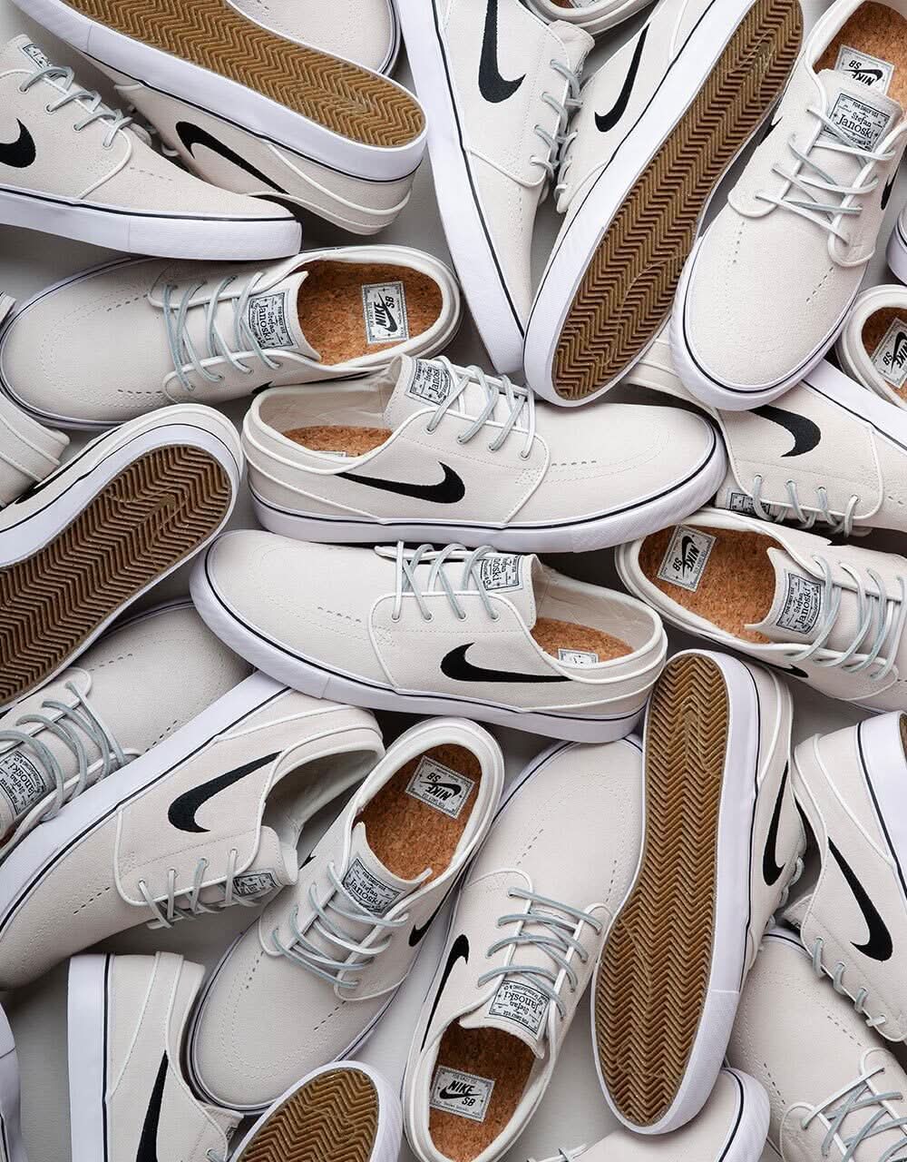 Nike SB Zoom Janoski OG+ Skate Shoes - Summit White/Black/White, product image 2