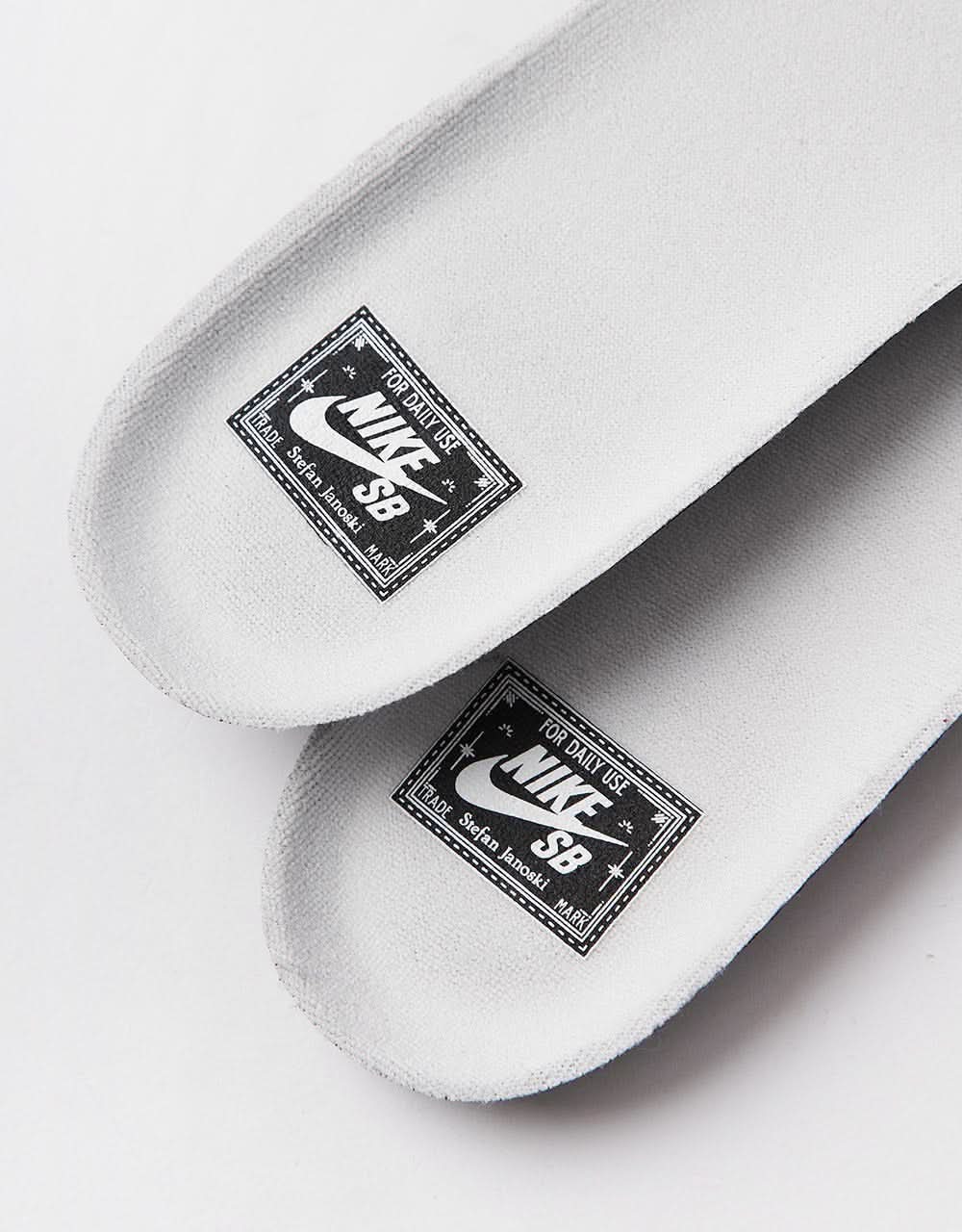 Nike SB Zoom Janoski OG+ Skate Shoes - Summit White/Black/White, product image 11