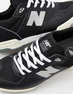 New Balance Numeric 600 Tom Knox Skate Shoes - Black/Grey/White, product image 4