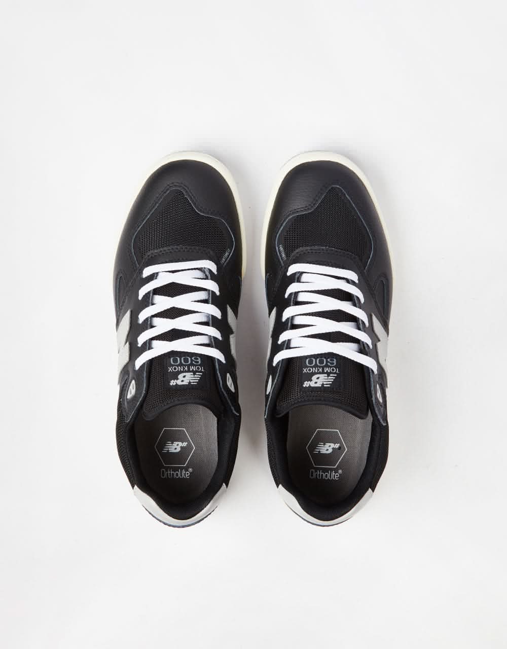 New Balance Numeric 600 Tom Knox Skate Shoes - Black/Grey/White, product image 6