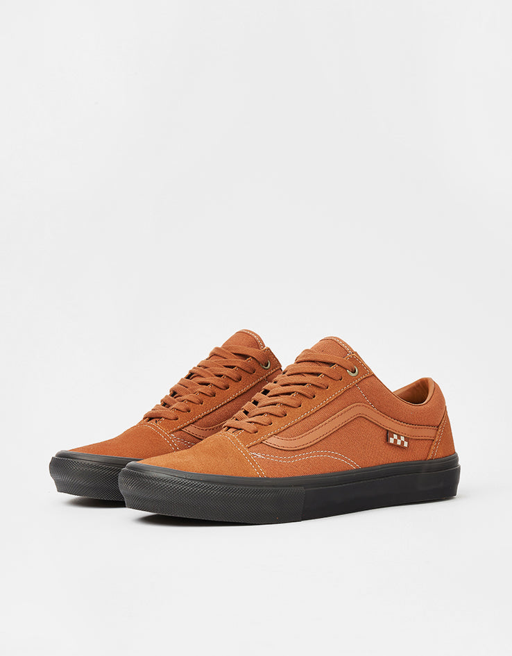 Vans Skate Old Skool Shoes - Sienna/Chocolate, product image 3