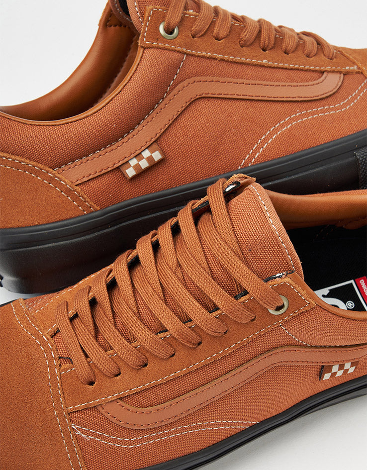 Vans Skate Old Skool Shoes - Sienna/Chocolate, product image 7