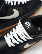 Nike SB Dunk Low Pro Skate Shoes - Black/White/Gum Light Brown, product image 9