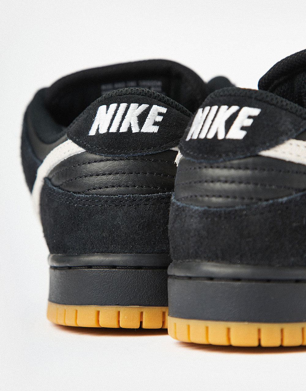 Nike SB Dunk Low Pro Skate Shoes - Black/White/Gum Light Brown, product image 10
