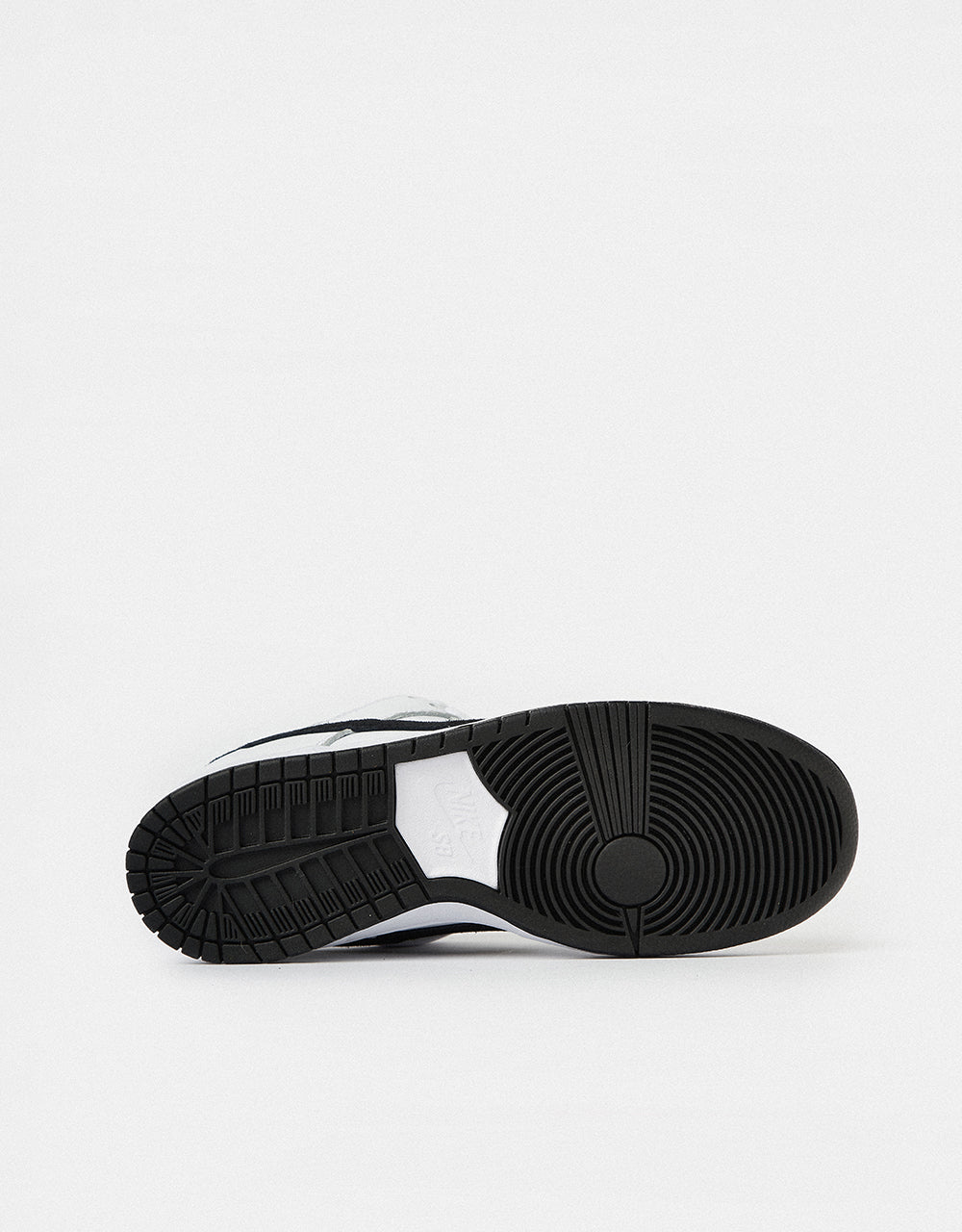 Nike SB Dunk Low Pro Skate Shoes - White/Black, product image 6