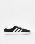 adidas Gazelle ADV Skate Shoes - Core Black/White/Gold Metallic, product image 1
