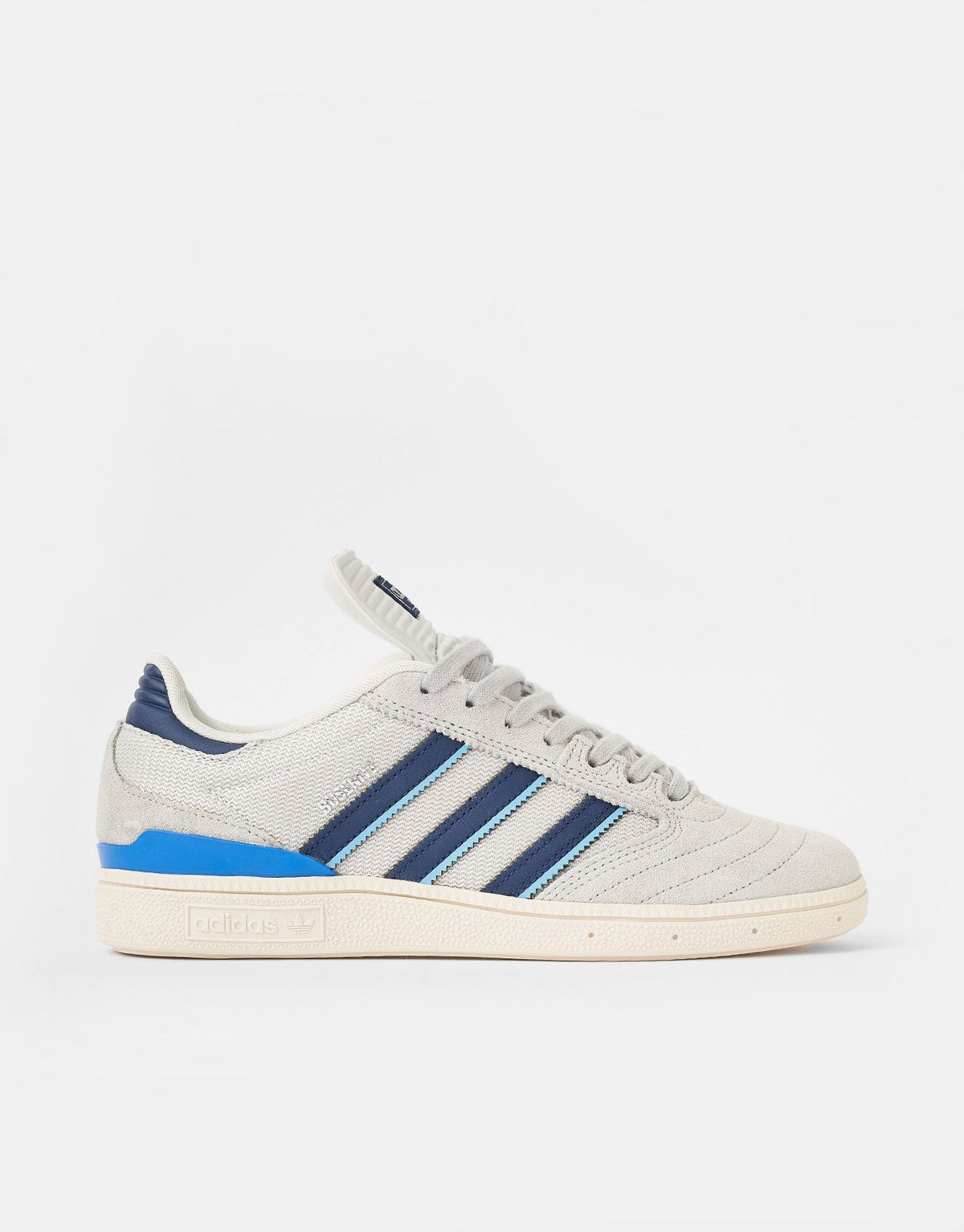 adidas Busenitz Skate Shoes - Grey/Dark Blue/Chalk White, product image 1