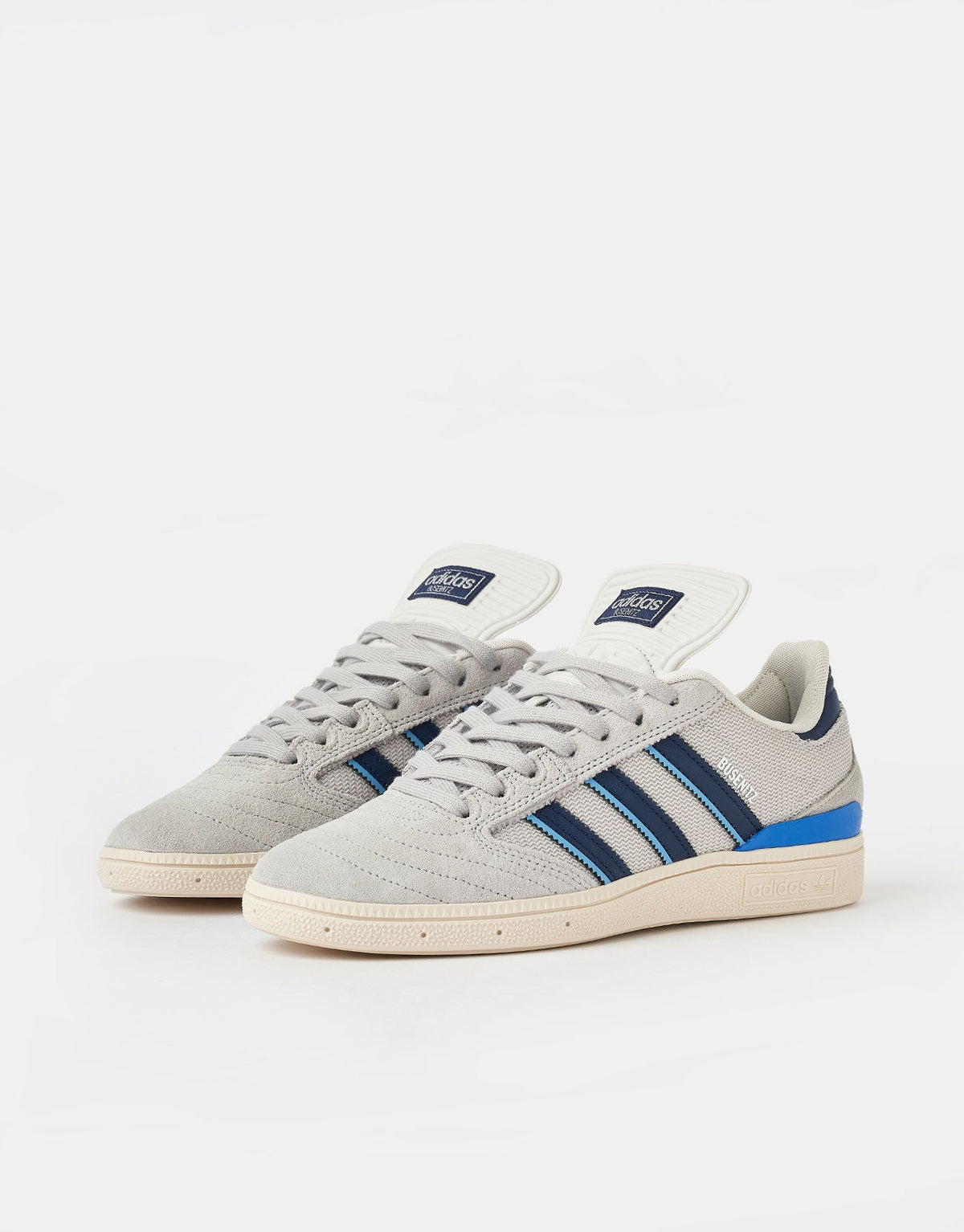 adidas Busenitz Skate Shoes - Grey/Dark Blue/Chalk White, product image 3