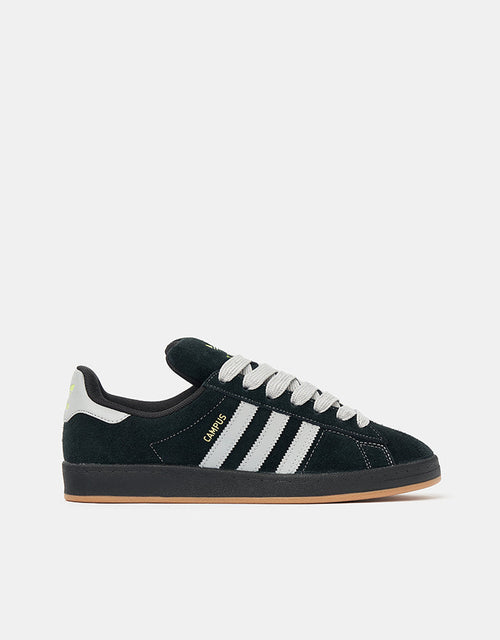 adidas Campus ADV Skate Shoes - Core Black/Grey/Gold Metallic, product image 1