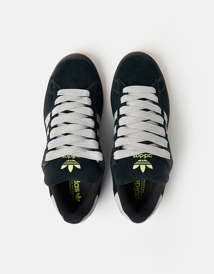 adidas Campus ADV Skate Shoes - Core Black/Grey/Gold Metallic, product image 2