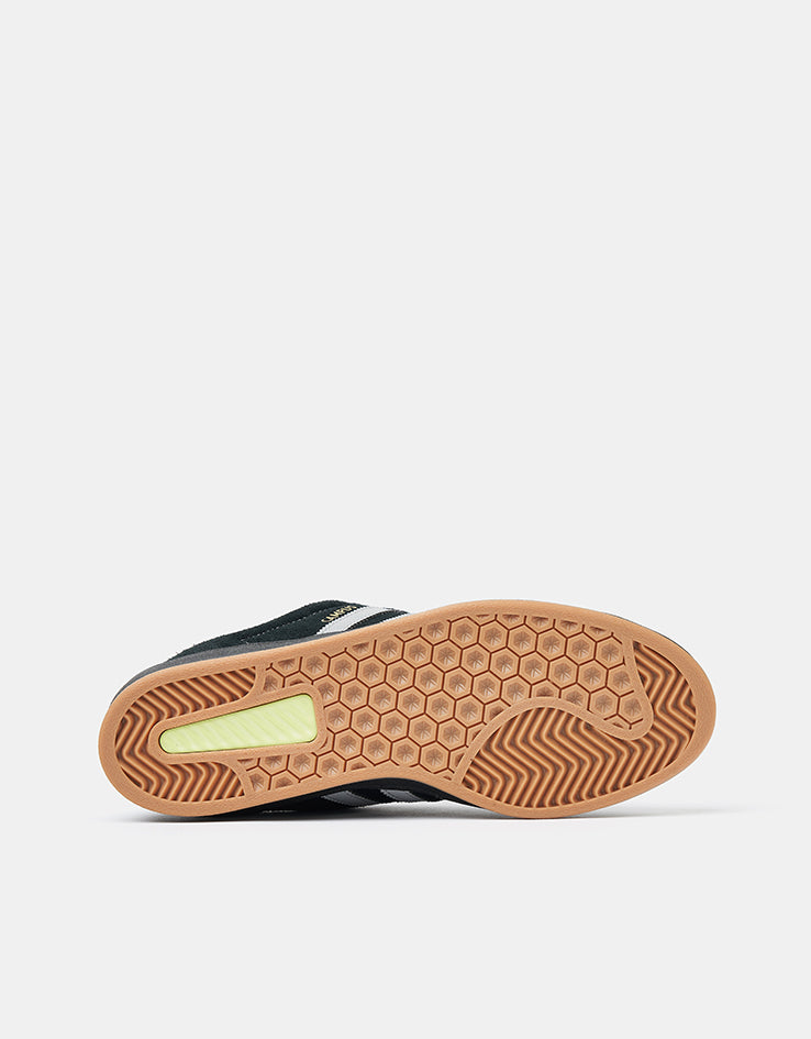 adidas Campus ADV Skate Shoes - Core Black/Grey/Gold Metallic, product image 5