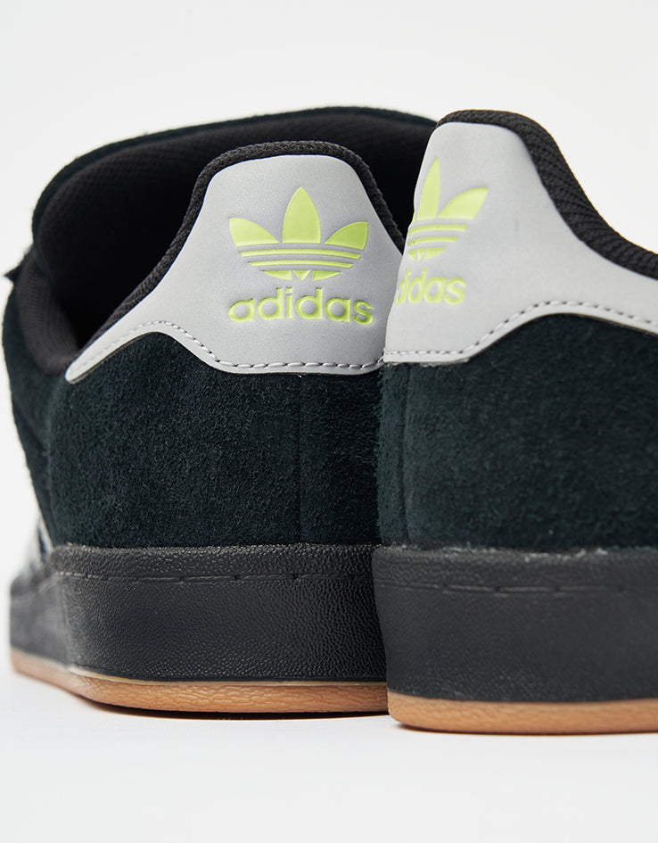 adidas Campus ADV Skate Shoes - Core Black/Grey/Gold Metallic, product image 6