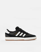 adidas Tyshawn II Skate Shoes - Core Black/White/Gum, product image 1