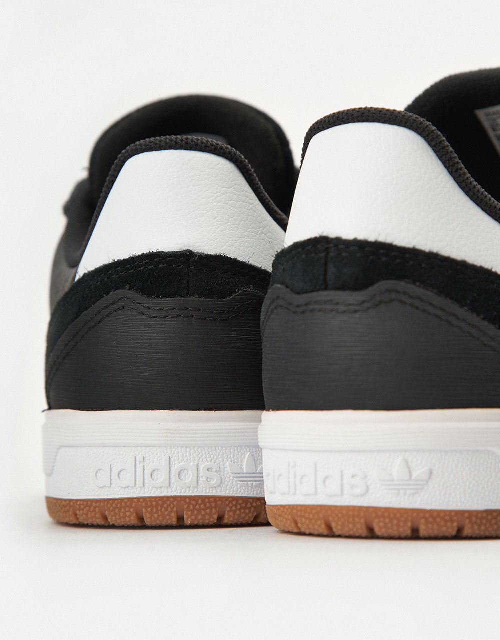 adidas Tyshawn II Skate Shoes - Core Black/White/Gum, product image 6