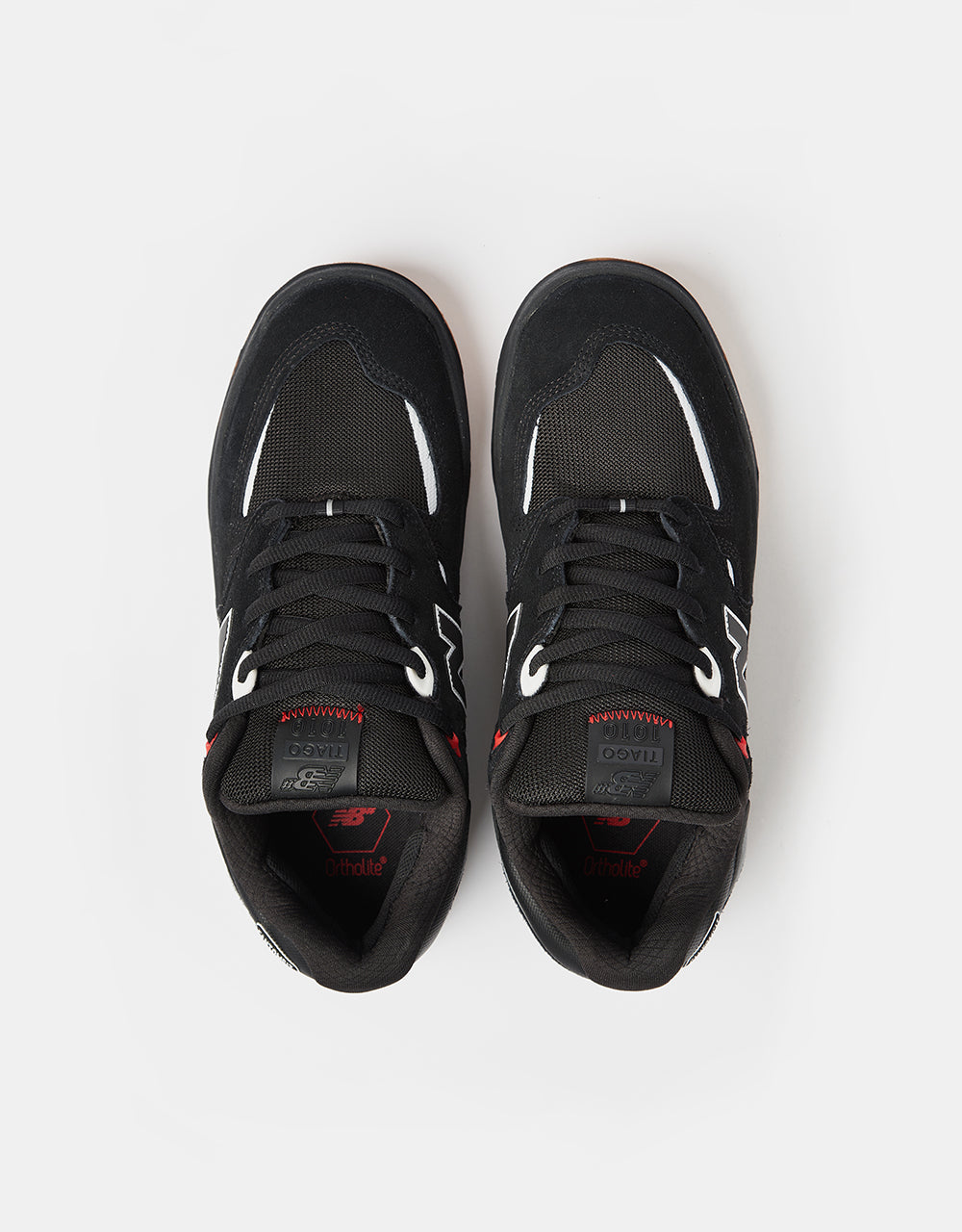 New Balance Numeric 1010 Tiago Lemos Skate Shoes - Black/Gum, product image 2