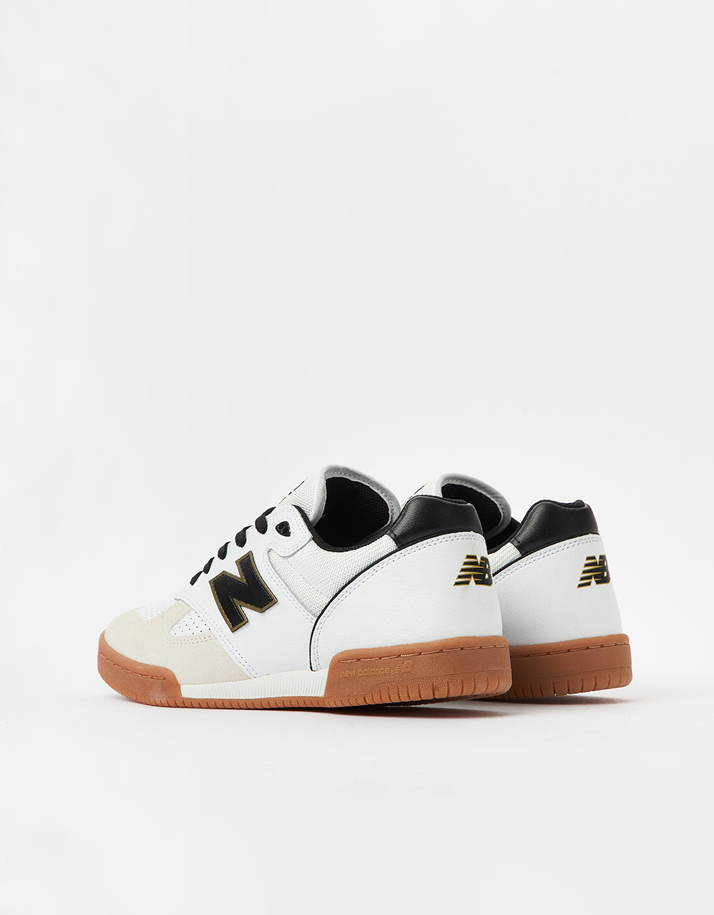 New Balance Numeric 600 Tom Knox Skate Shoes - White/Black, product image 5