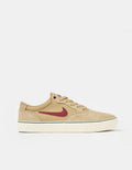 Nike SB Chron 2 Skate Shoes - Parachute Beige/Dark Team Red, product image 1