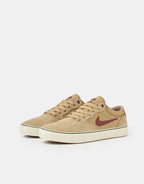 Nike SB Chron 2 Skate Shoes - Parachute Beige/Dark Team Red, product image 3