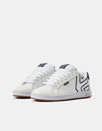 etnies Fader Skate Shoes - White/Navy, product image 3