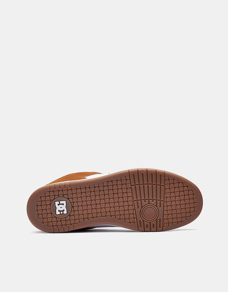 DC Manteca 4 Skate Shoes - Wheat/White, product image 2
