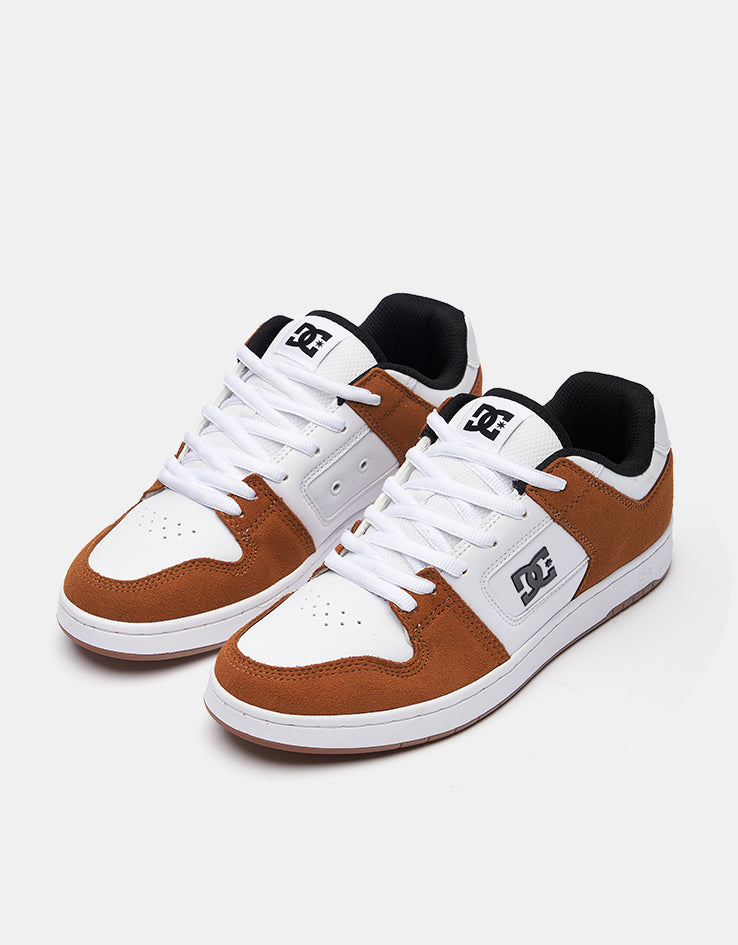 DC Manteca 4 Skate Shoes - Wheat/White, product image 3