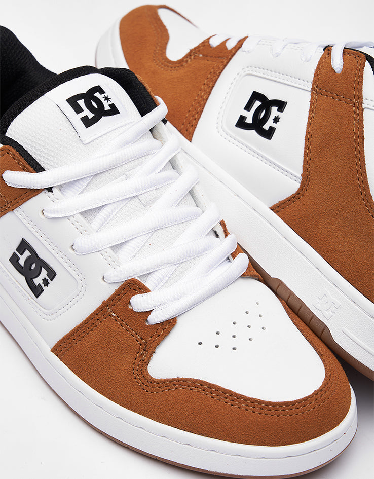 DC Manteca 4 Skate Shoes - Wheat/White, product image 4