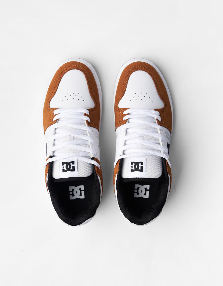 DC Manteca 4 Skate Shoes - Wheat/White, product image 7