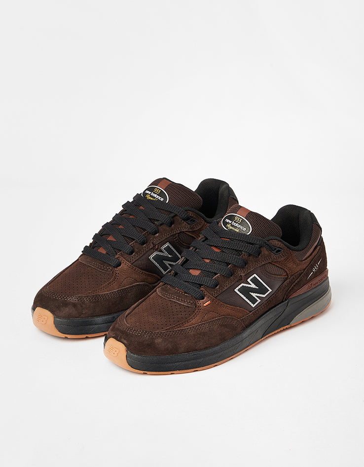 New Balance Numeric 933 Andrew Reynolds Skate Shoes - Brown/Black, product image 3