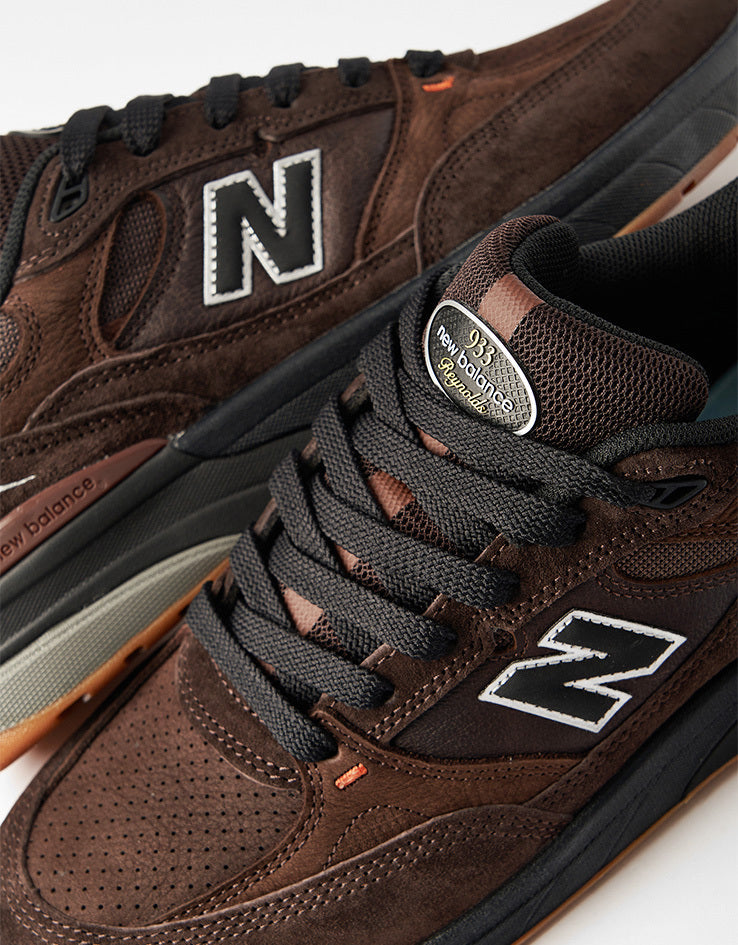 New Balance Numeric 933 Andrew Reynolds Skate Shoes - Brown/Black, product image 5
