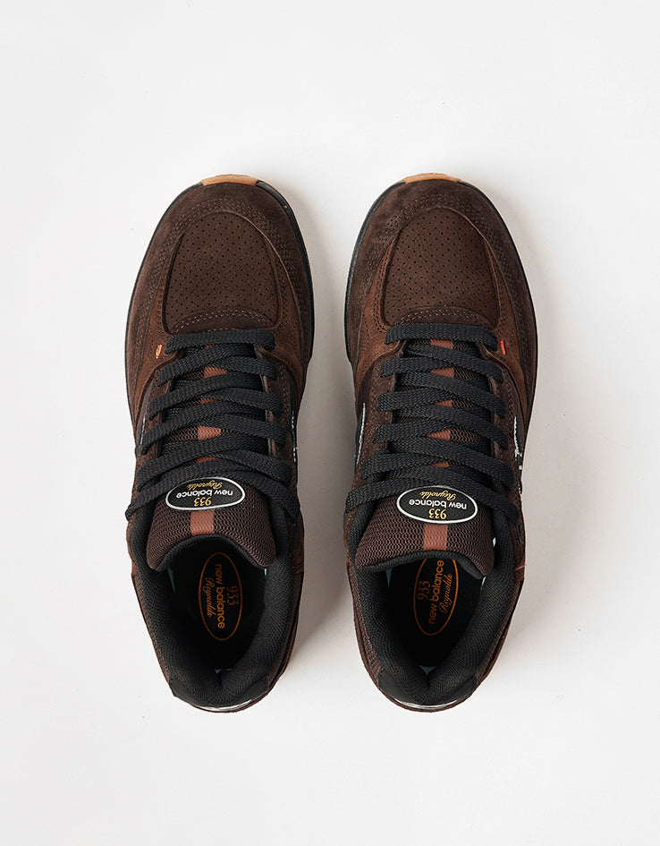 New Balance Numeric 933 Andrew Reynolds Skate Shoes - Brown/Black, product image 7