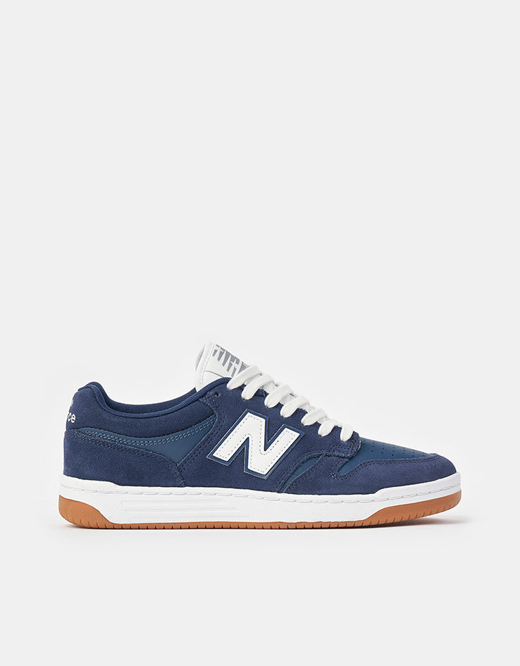 New Balance Numeric 480 Skate Shoes - Navy/White, product image 1