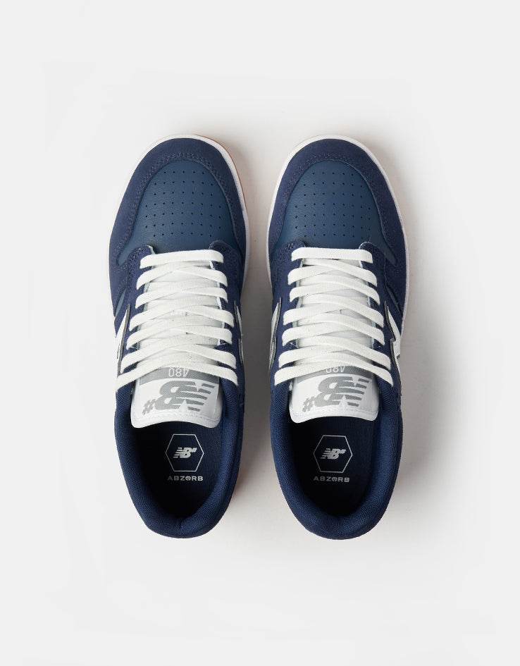 New Balance Numeric 480 Skate Shoes - Navy/White, product image 2